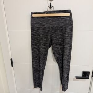 Lululemon Align Crop Pant – Wee Are From Space Dark Carbon Ice Grey  | Size 8